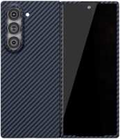 Чехол-накладка VLP Kevlar Case с MagSafe для Samsung Galaxy Z Fold6 синий