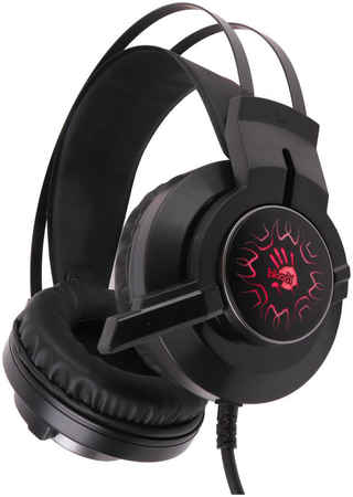 Аудио гарнитура игровая проводная A4Tech Bloody J437 черный Аудио гарнитура игровая проводная A4Tech Bloody J437 черный 27007356