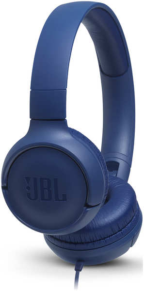 Наушники проводные JBL JBLT 500 BLU голубой 27048366