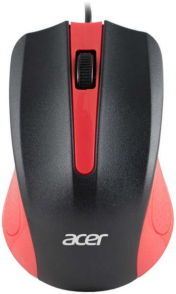 Мышь ACER OMW012 черный/красный оптическая (1200dpi) USB (3but) (ZL.MCEEE.003) 27050833