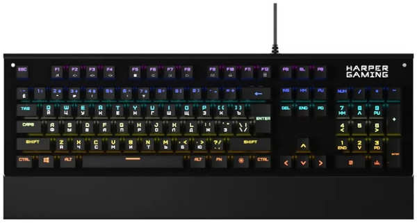 Клавиатура Harper Gaming GKB-P101 черная 27061764