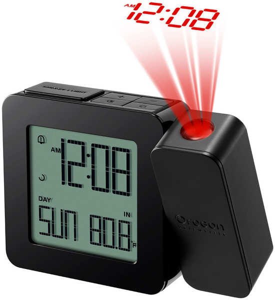 Проекционные часы с измерением температуры Oregon Scientific RM 338 PX-b черный 27084654