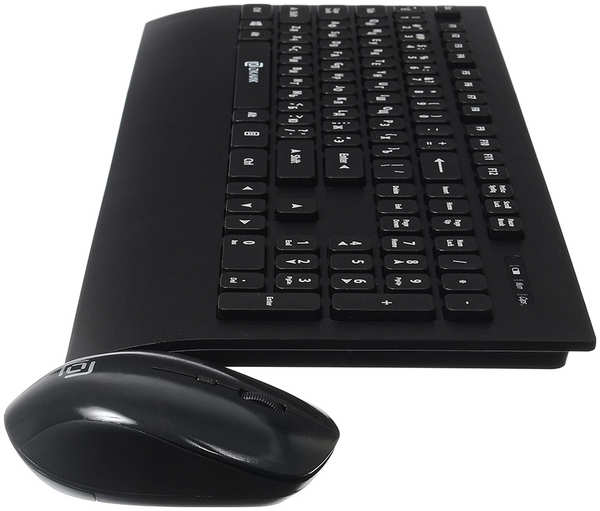 Беспроводная компьютерная клавиатура и мышь Oklick 222M 27096423