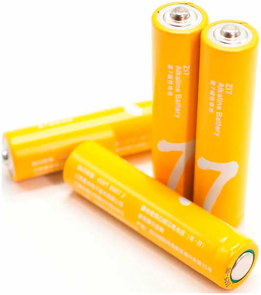 Батарейки алкалиновые Zmi Rainbow Zi7 4 шт. AA7, желтые Rainbow Zi7 4 шт. AA7 желтые 27300807