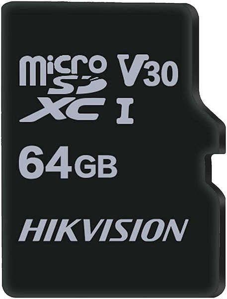 Карта памяти Hikvision microSDXC 64Gb Class10 HS-TF-C1STD)/64G/ZAZ01X00/OD w/o adapter 27302128