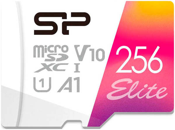 Карта памяти Silicon Power microSDXC 256Gb Class10 SP256GBSTXBV1V20SP Elite adapter 27302298