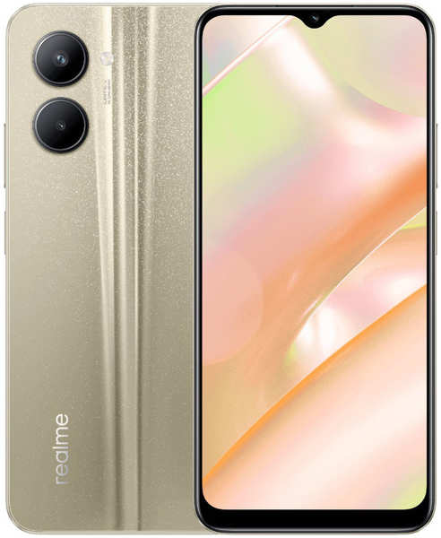 Смартфон Realme C33 32Gb 3Gb золотистый 27305185