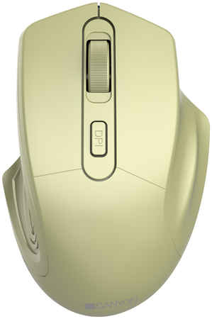 Беспроводная мышь Canyon MW-15 с сенсором Pixart 800/1200/1600 DPI 4 кнопки желтое