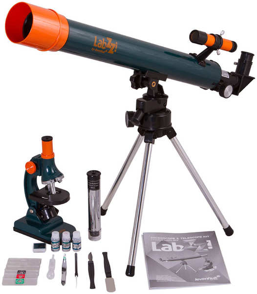 Набор: микроскоп, телескоп Levenhuk LabZZ MT2: микроскоп и телескоп (69299) 27320538