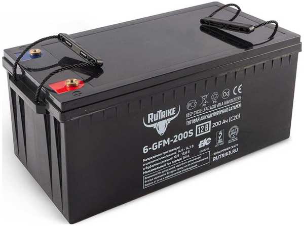 Тяговый аккумулятор Rutrike 6-GFM-200 12V200A/H C20 27335288
