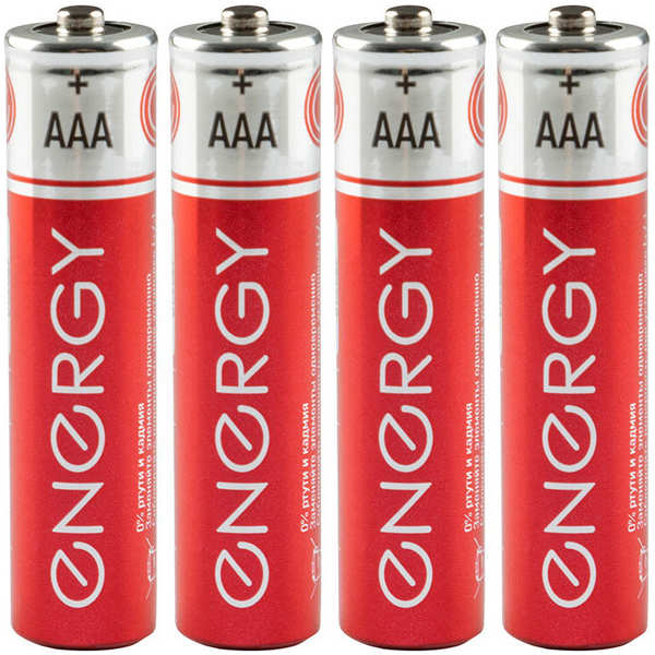 Батарейка Energy R03/4S AAА 4шт 104408 27338425