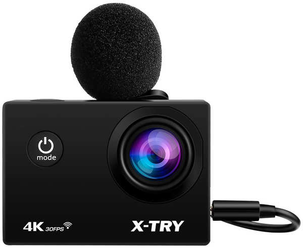 Цифровая камера X-TRY XTC181 EMR BATTERY 4K WiFi Цифровая камера X-TRY XTC181 EMR BATTERY 4K WiFi