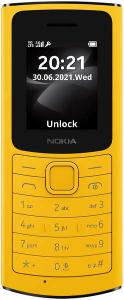 Мобильный телефон Nokia 110 4G DS Yellow NOK-16LYRY01A01 27342528