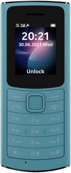Мобильный телефон Nokia 110 4G DS Aqua NOK-16LYRE01A01 27342571