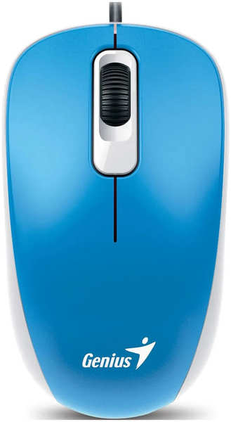 Мышь проводная Genius DX-110, синий DX-110 синий 27345538