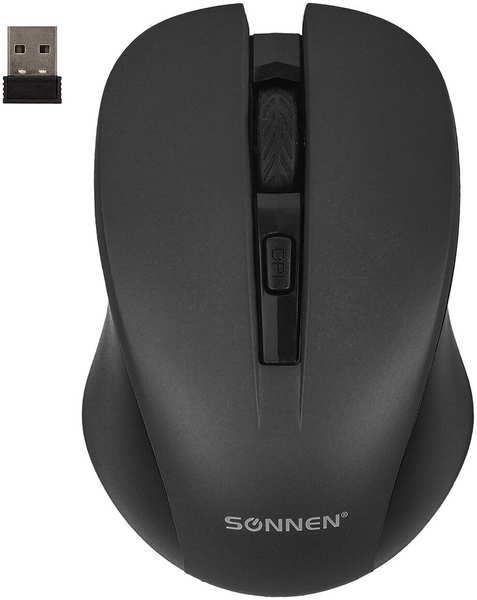 Мышь беспроводная с бесшумным кликом Sonnen V18, USB, 800/1200/1600 dpi, 4 кнопки, черная, 513514 Мышь беспроводная с бесшумным кликом Sonnen V18, USB, 800/1200/1600 dpi, 4 кнопки, черная, 513514 V18 USB 800/1200/1600 dpi 4 кнопки черная 513514 27346367