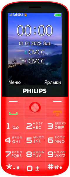Мобильный телефон Philips Xenium E227 красный 27373017