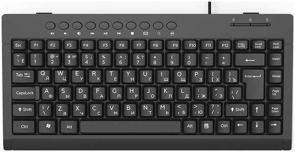 Проводная клавиатура Ritmix RKB-104 BLACK 27378889