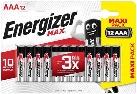 Батарейка Energizer AAA Max (12шт.) E301530403