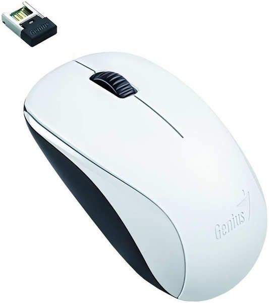 Мышь беспроводная Genius NX-7000, белый NX-7000 белый 27384459