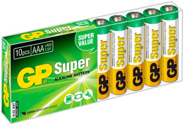 Батарейки алкалиновые GP 24A-2CRB10 (уп.10 шт)