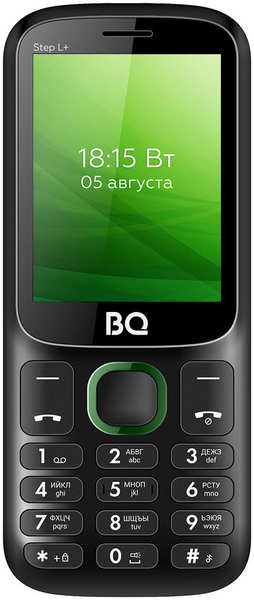 Мобильный телефон BQ 2440 Step L Black Green 27386005