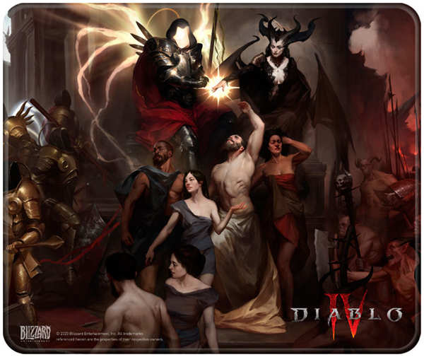 Коврик для мышек Blizzard Diablo IV Inarius and Lilith L 27501037