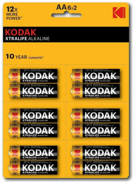 Батарейка Kodak XTRALIFE LR6 BL12 6xBL2) [KAA-2x6 perf] 12шт 27541428
