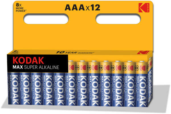 Батарейка Kodak MAX LR03 BL12 K3A-12) 12шт 27541441