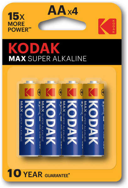 Батарейка Kodak MAX LR6 BL4 (KAA-4) 4шт 27541461