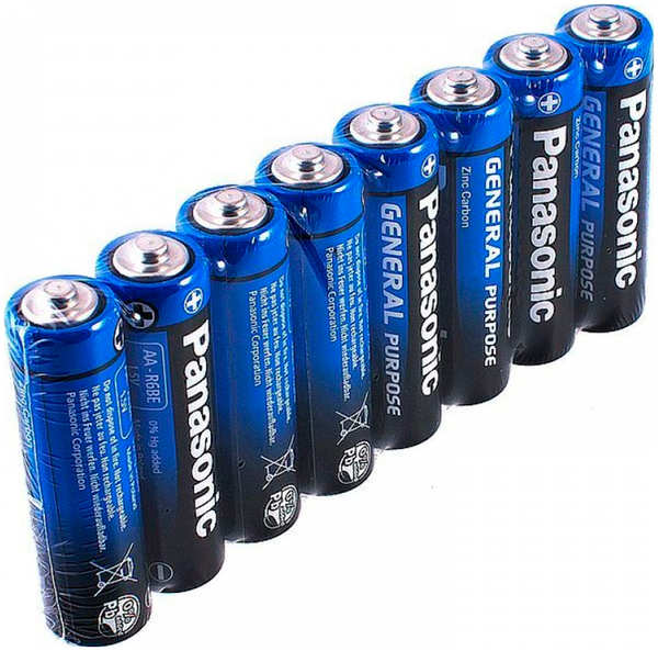 Батарейки Panasonic R6 Gen.Purpose SR8 б/б 48шт 27542025