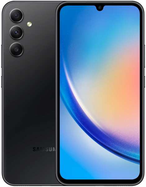 Смартфон Samsung Galaxy A34 SM-A346E 256Gb 8Gb черный графит 3G 4G 27542117