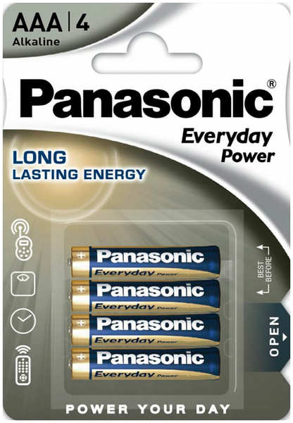 Батарейки Panasonic LR03 Everyday Power BL4 4шт