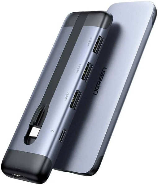 USB-концентратор 5 в 1 (хаб) Ugreen 3 х USB 3.0, HDMI, PD (70408) 3 х USB 3.0 HDMI PD (70408) 27552657