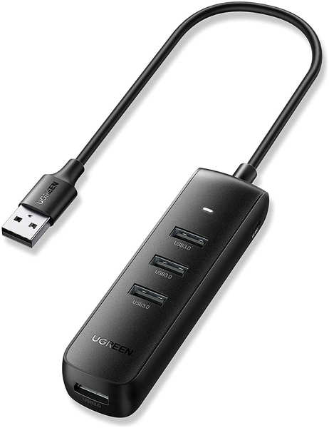 Разветвитель USB Ugreen 4 x USB 3.0, 5 Gbps, 0.25 м (10915) 4 x USB 3.0 5 Gbps 0.25 м (10915) 27557775