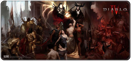 Коврик для мышек Blizzard Diablo IV Inarius and Lilith XL