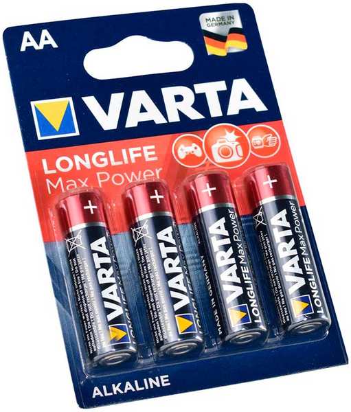 Батарейка VARTA LONGLIFE MAX P. AA бл.4 27595457