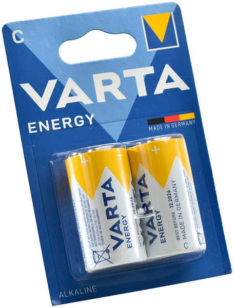 Батарейки VARTA ENERGY C бл.2 27597039