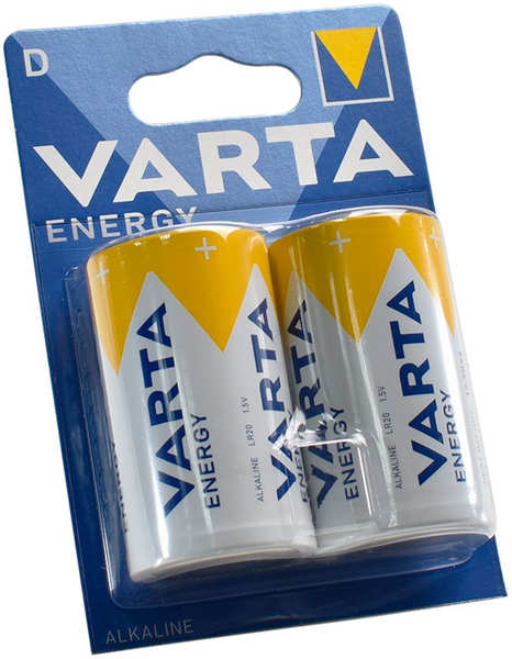 Батарейки VARTA ENERGY D бл.2 27597057