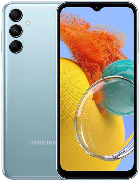 Смартфон Samsung Galaxy M14 SM-M146B 128Gb 4Gb голубой 27599955