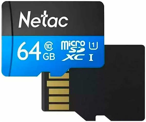 Карта памяти microSD Netac P500, 64 GB + адаптер (NT02P500STN-064G-R) Карта памяти microSD Netac P500, 64 GB + адаптер (NT02P500STN-064G-R) P500 64 GB + адаптер (NT02P500STN-064G-R)