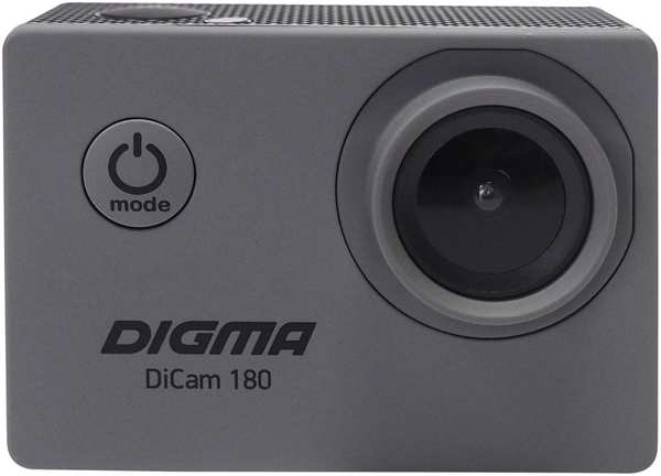 Экшн-камера Digma DC180 DiCam 180 серый 278470921