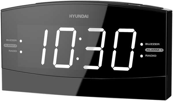 Радиобудильник Hyundai H-RCL238 черный LCD подсв:белая часы:цифровые FM Радиобудильник Hyundai H-RCL238 черный LCD подсв:белая часы:цифровые FM 278472169