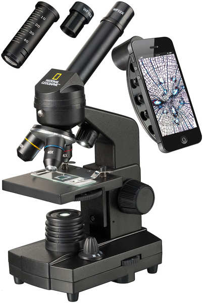 Микроскоп Bresser National Geographic 40x-1280x, с держателем для смартфона (9039001) Микроскоп Bresser National Geographic 40x-1280x, с держателем для смартфона (9039001) National Geographic 40x-1280x с держателем для смартфона (9039001)