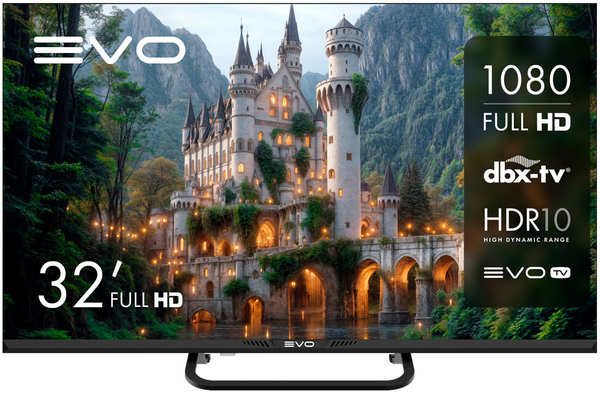 Телевизор Evo tv 32 Black 278649438