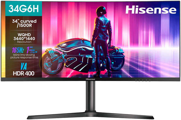 Монитор Hisense 34G6H, черный 34G6H черный 278831269