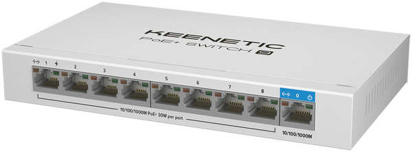 Коммутатор Keenetic PoE+ Switch 9 (KN-4710) Коммутатор Keenetic PoE+ Switch 9 (KN-4710)