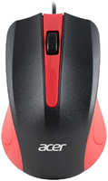 Мышь ACER OMW012 черный / красный оптическая (1200dpi) USB (3but) (ZL.MCEEE.003)