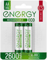 Аккумулятор Energy Eco NIMH-2600-HR6/2B АА 2шт 104989