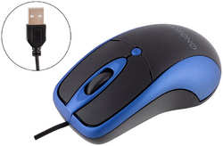 Мышь проводная оптическая Energy EK-002 , Soft Touch, цвет - чёрно / синий EK-002 Soft Touch цвет - чёрно / синий